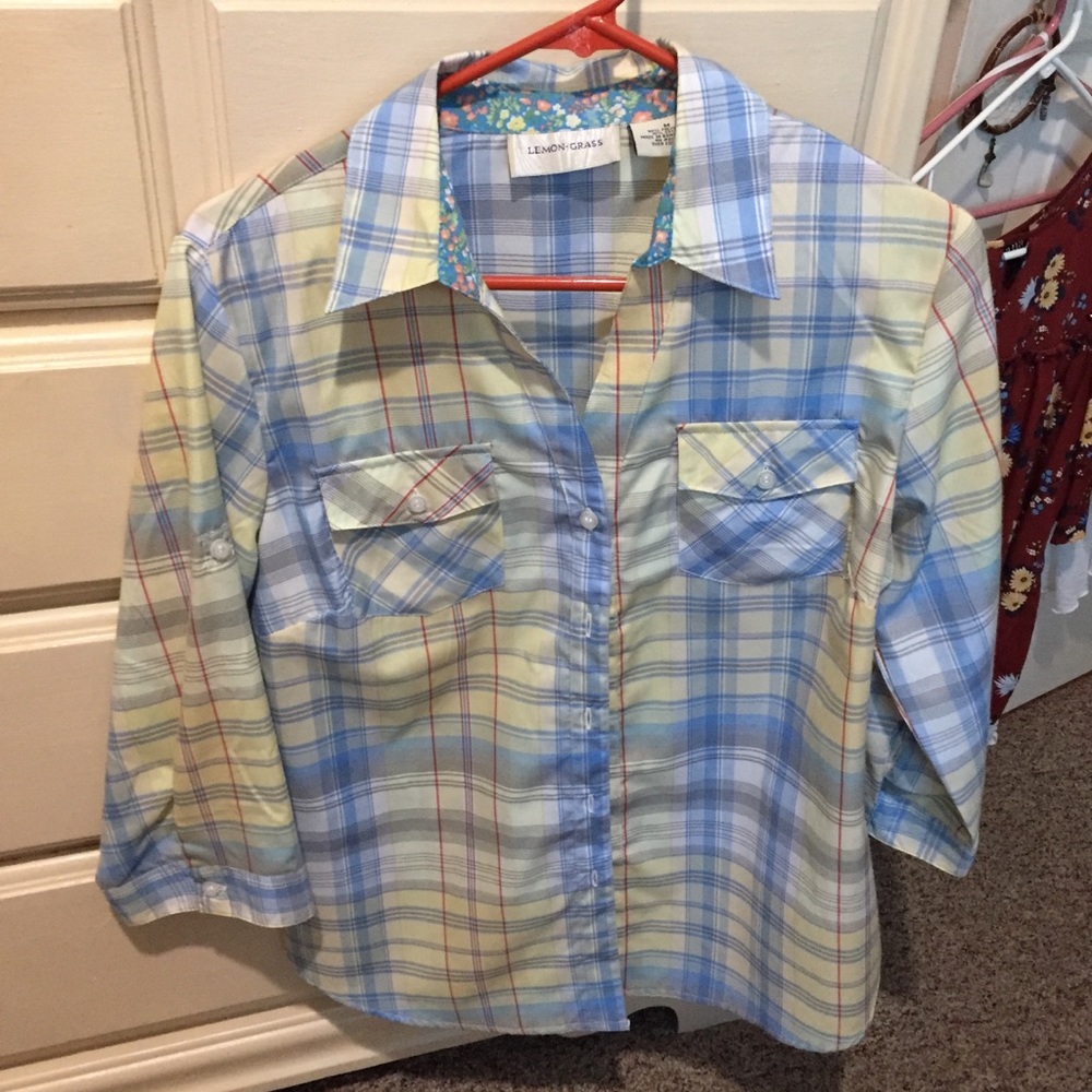 Plaid Top